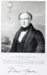 Mr. Edward Spencer, lithografie door Day und Haghe, 1839